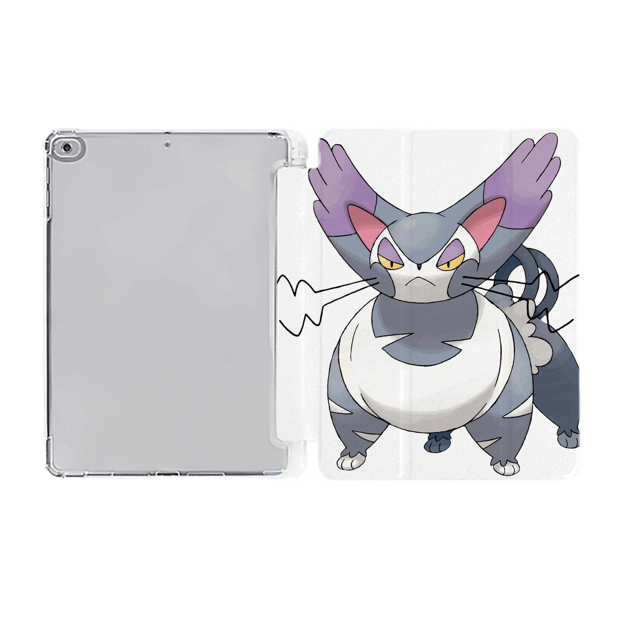 （画像用） ポケットモンスター Pokémon IPad ケース ペン収納付き 三つ折りスタンド PUレザー×シリコン 対応機種9.5/10.5/10.9インチ